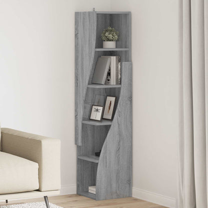 Eckschrank 32x32x140cm Holzwerkstoff Sonoma-Grau