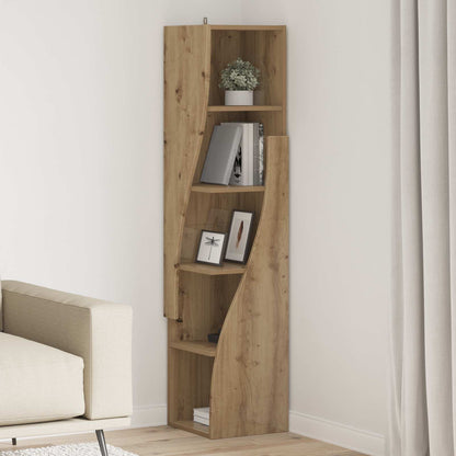 Eckschrank 32x32x140cm Holzwerkstoff Artisan-Eiche