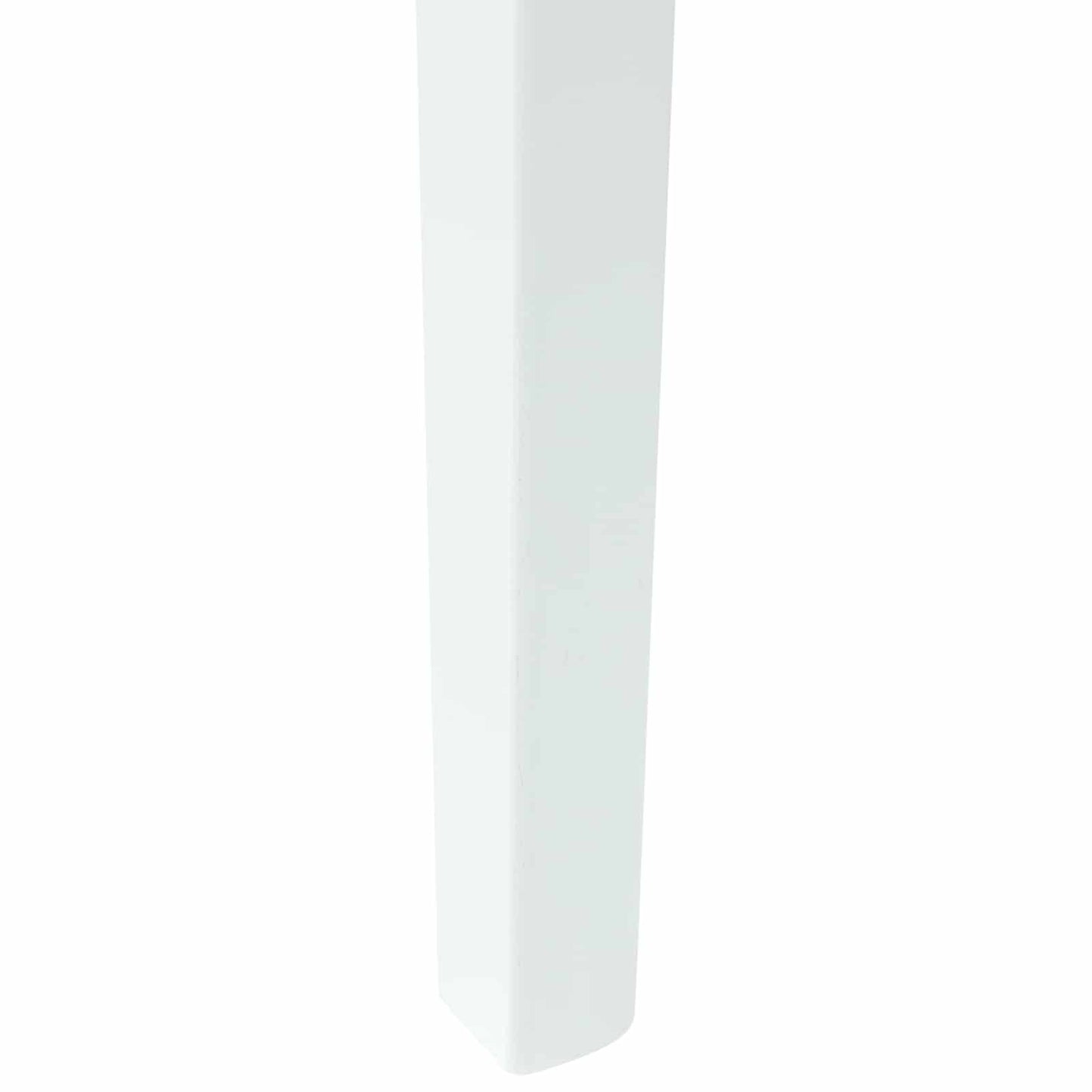 Esszimmerstühle 2 Stk. Massives Gummiholz Weiß 54 x 57 x 73 cm