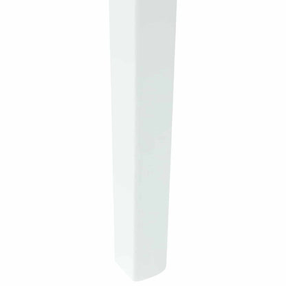 Esszimmerstühle 2 stk. Massives Gummiholz Weiß 54 x 57 x 73 cm