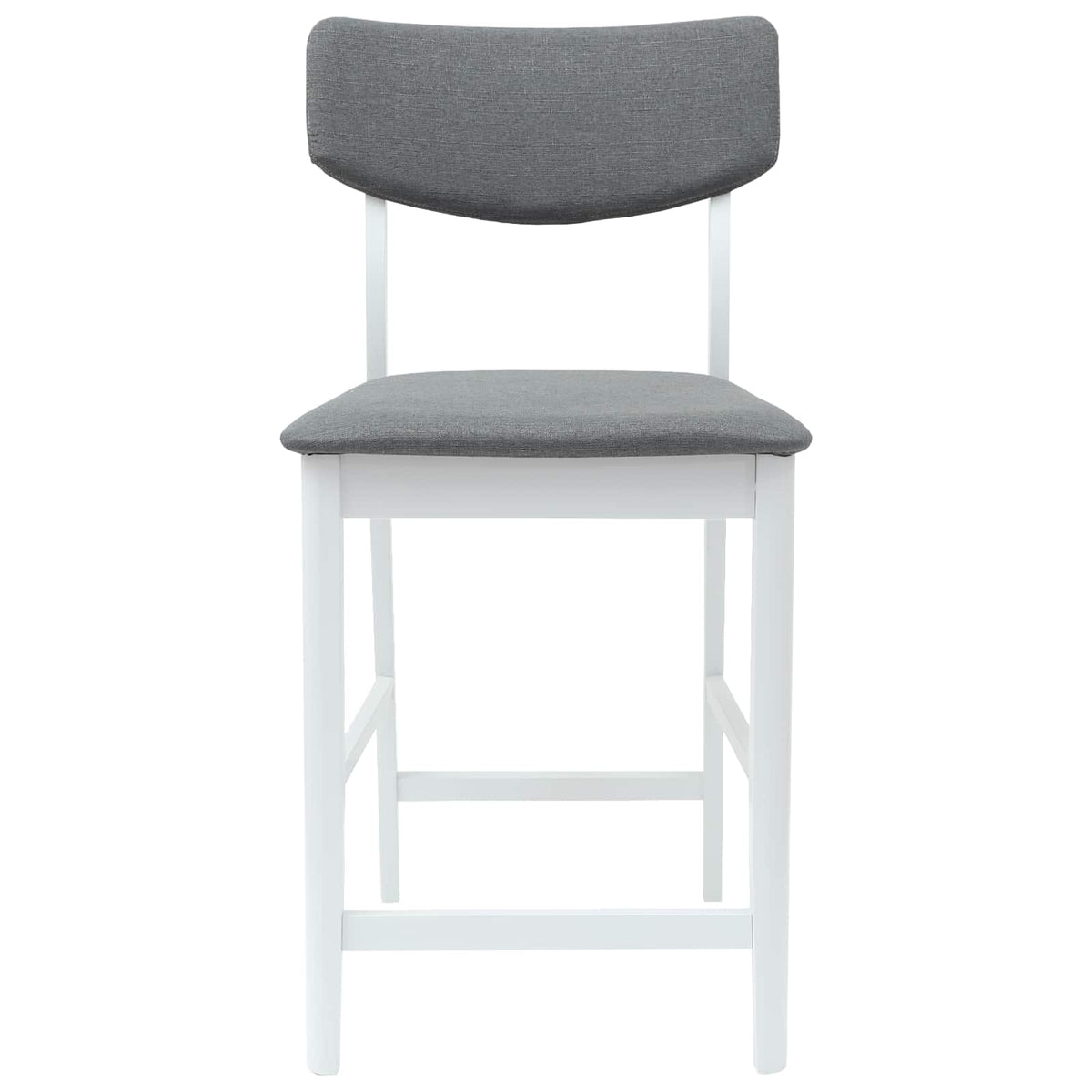 Esszimmerstühle 2 stk. Massives Gummiholz Weiß 48 x 49 x 95 cm