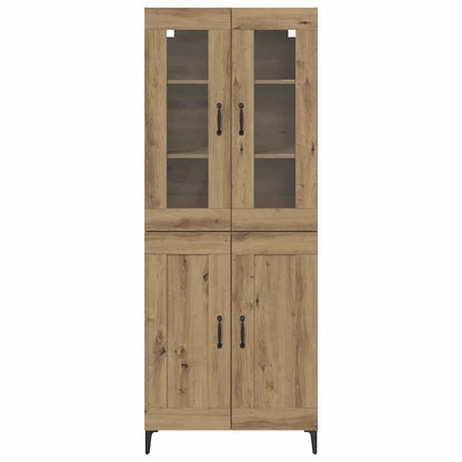 Highboard Artisan-Eiche 69,5 x 34 x 180 cm Holzwerkstoff