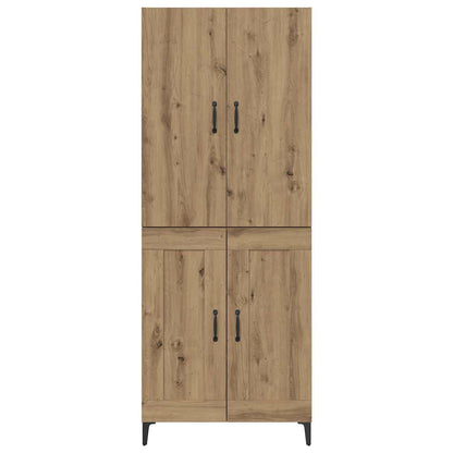 Highboard Artisan-Eiche 69,5 x 34 x 180 cm Holzwerkstoff