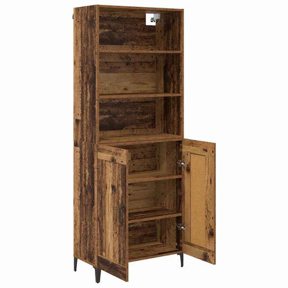 Highboard 2 stk. Altholz 69,5 x 34 x 180 cm Holzwerkstoff