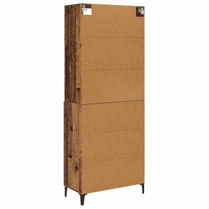 Highboard 2 stk. Altholz 69,5 x 34 x 180 cm Holzwerkstoff