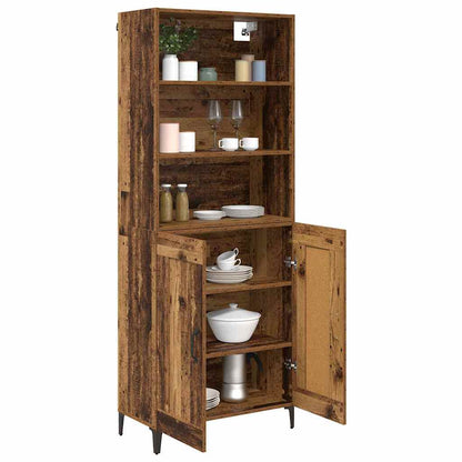 Highboard 2 stk. Altholz 69,5 x 34 x 180 cm Holzwerkstoff