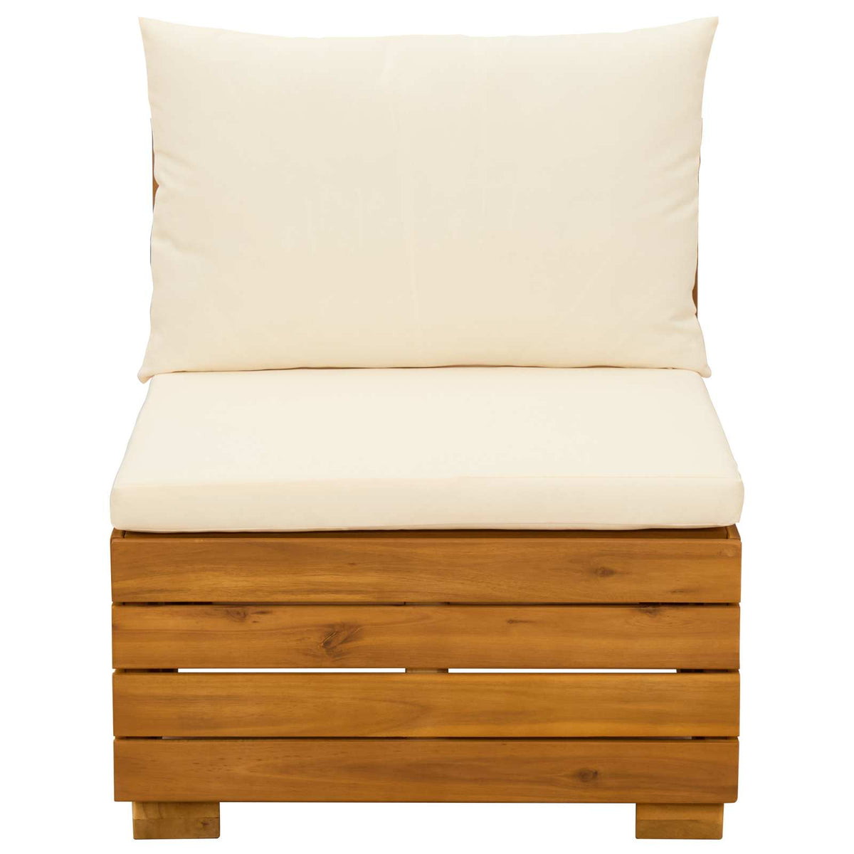 Garten-Lounge-Set 2 stk. 2-Sitzer Massivholz Akazie Braun