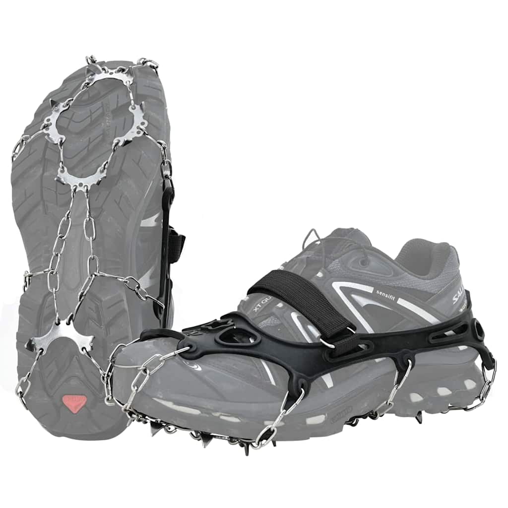 Eiskrallen für Schuhe Schwarz S Edelstahl