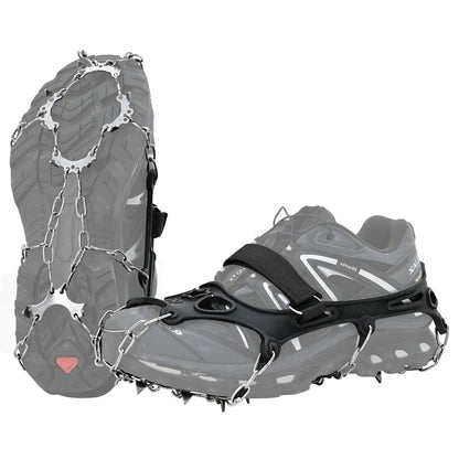Eiskrallen für Schuhe Schwarz M Edelstahl