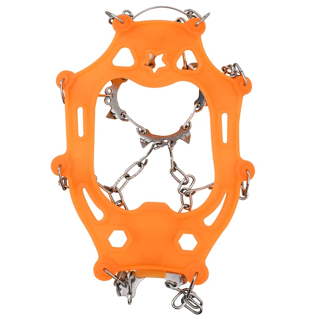 Eiskrallen für Schuhe Orange XL Edelstahl