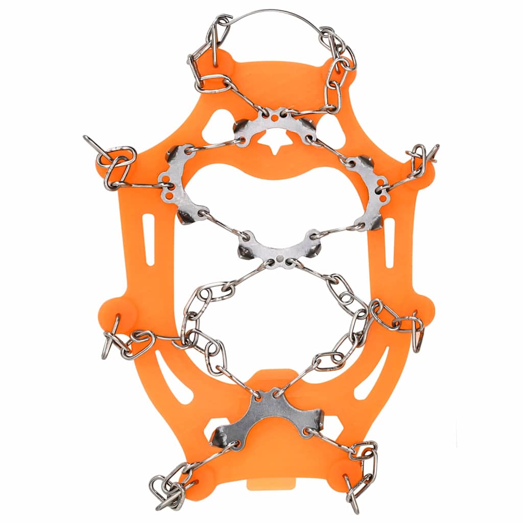 Eiskrallen für Schuhe Orange XL Edelstahl