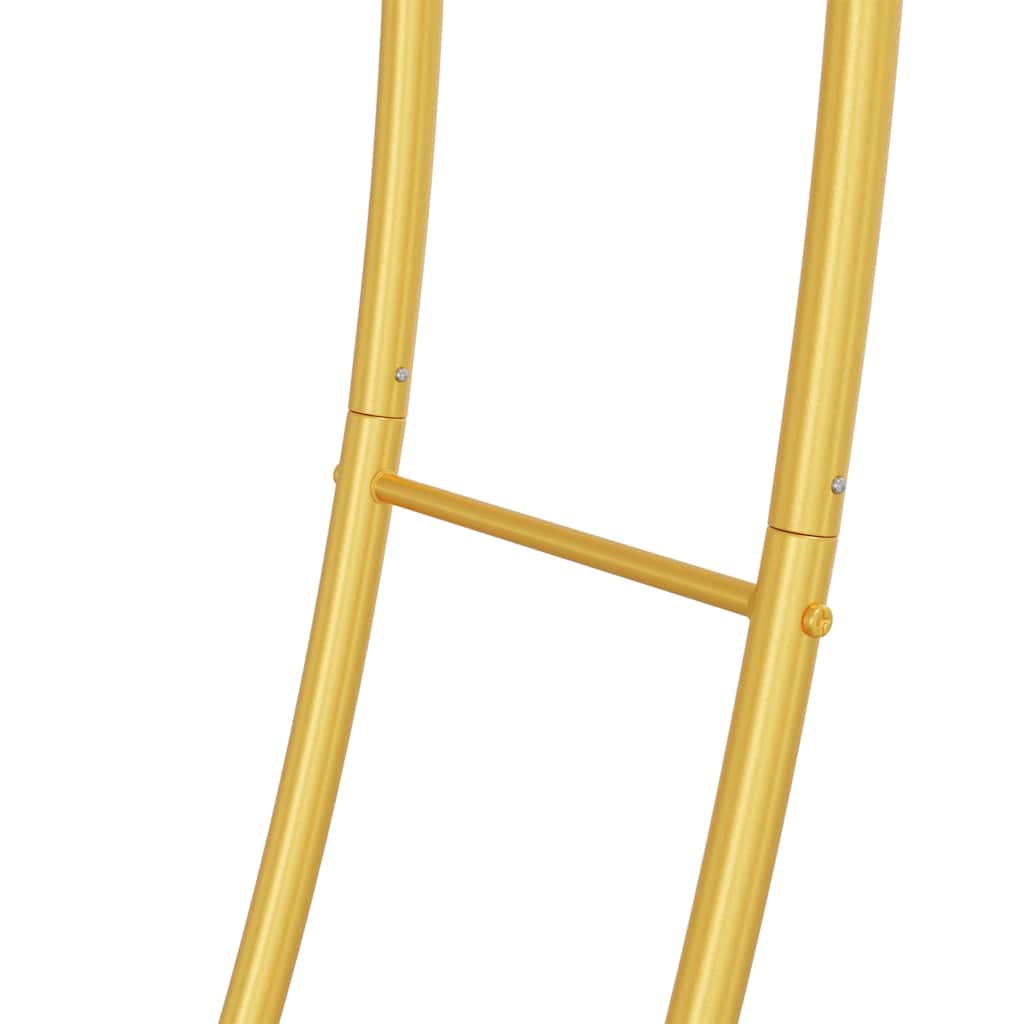 Doppelter Hochzeitsbogen Gold 220 x 45 x 200 cm Stahl