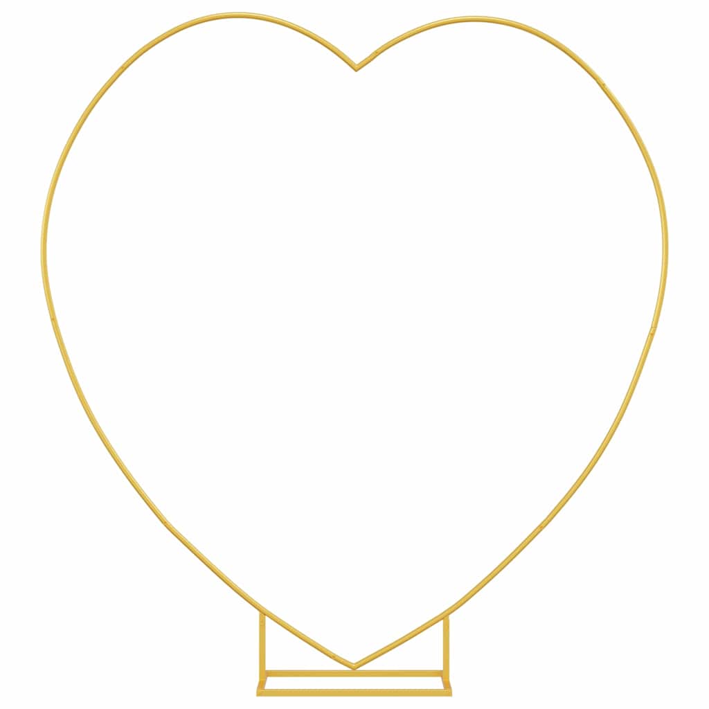Hochzeitsbogen Gold 195 x 35 x 211 cm Stahl