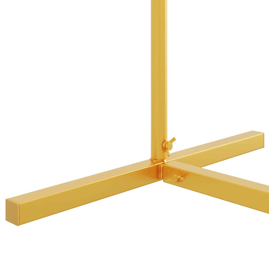 Hochzeitsbogen 3 Stk. Gold 120 x 40 x 217 cm Stahl