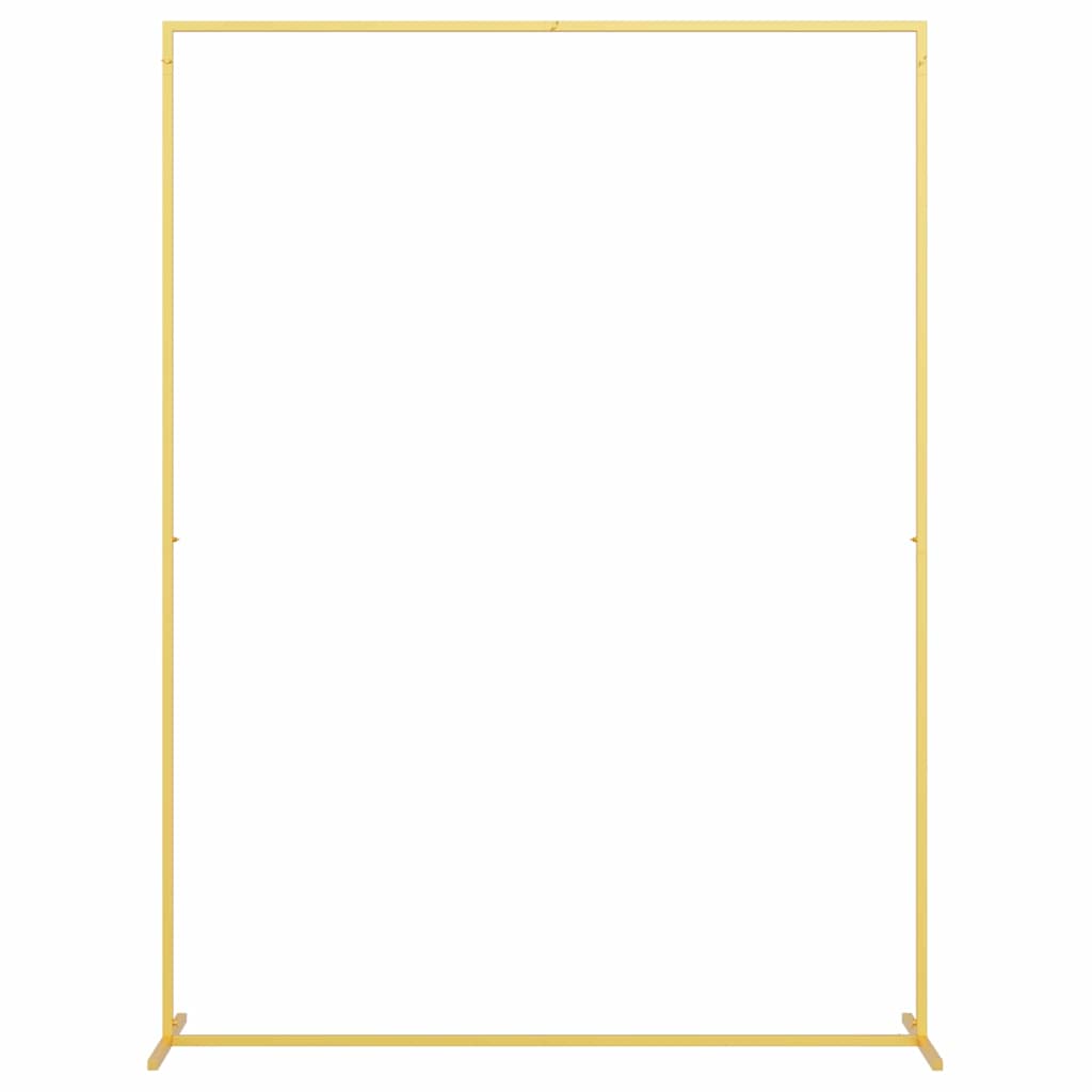 Hochzeitsbogen Gold 150 x 49,5 x 200 cm Stahl