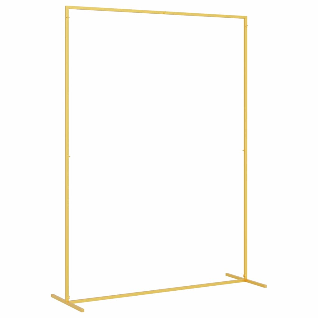 Hochzeitsbogen Gold 150 x 49,5 x 200 cm Stahl