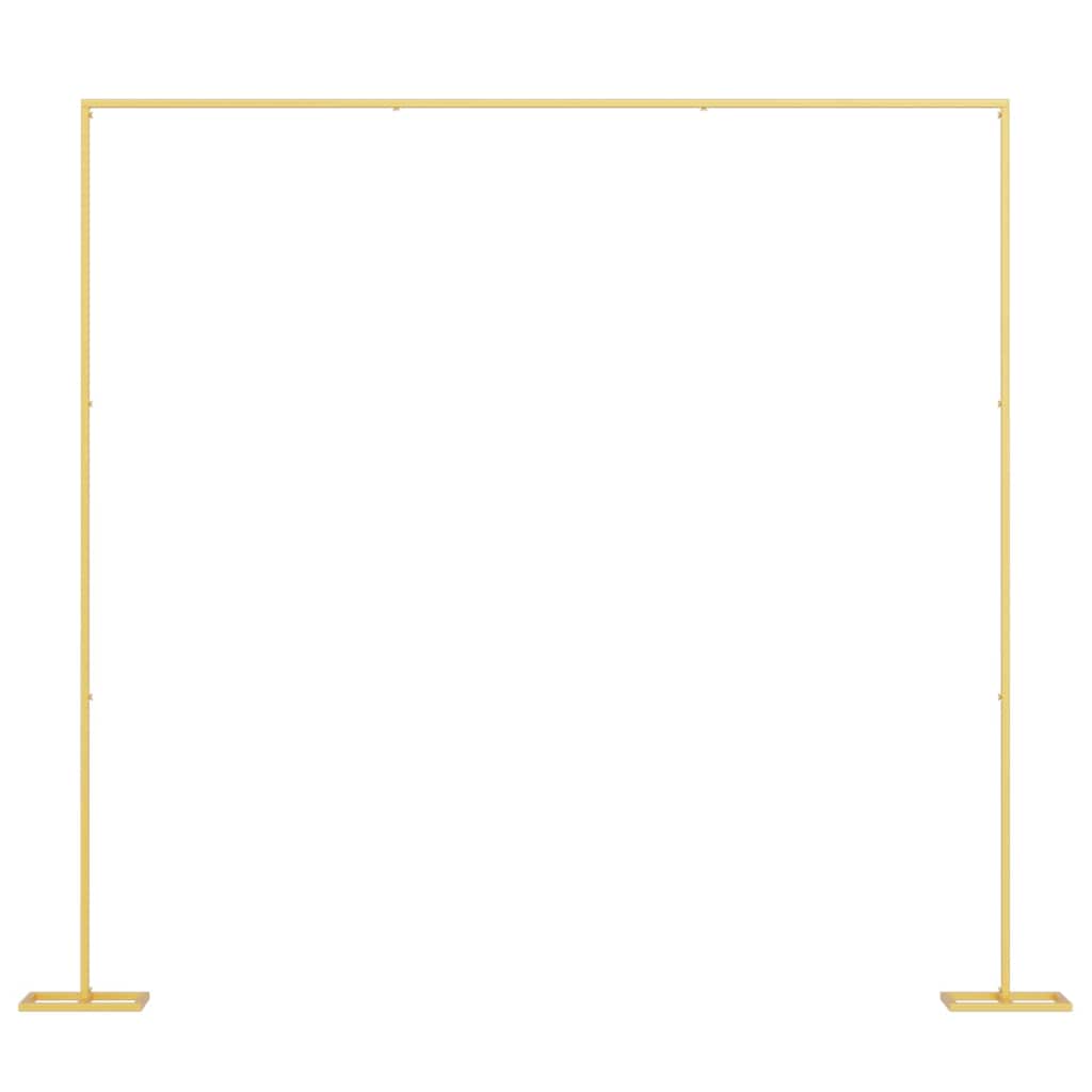 Hochzeitsbogen Gold 338 x 35 x 300 cm Stahl