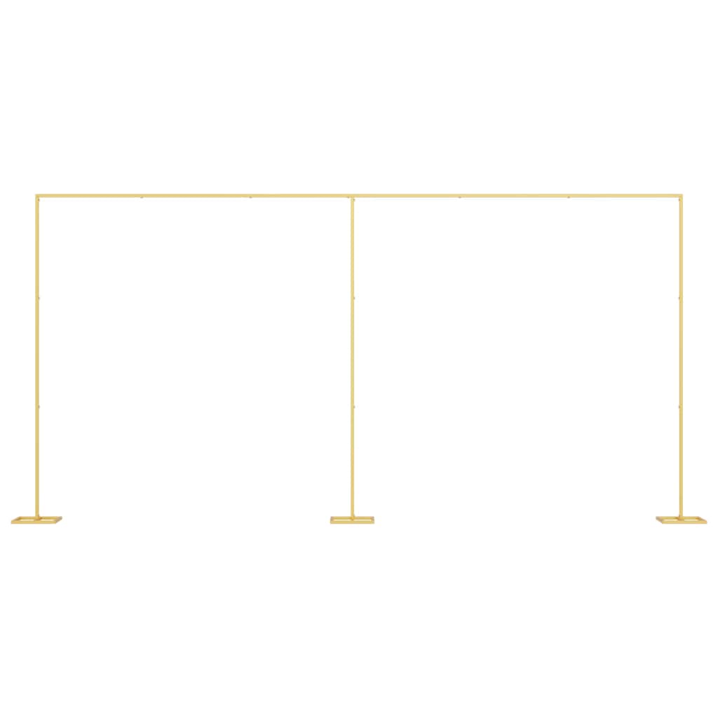 Hochzeitsbogen Gold 657 x 35 x 300 cm Stahl