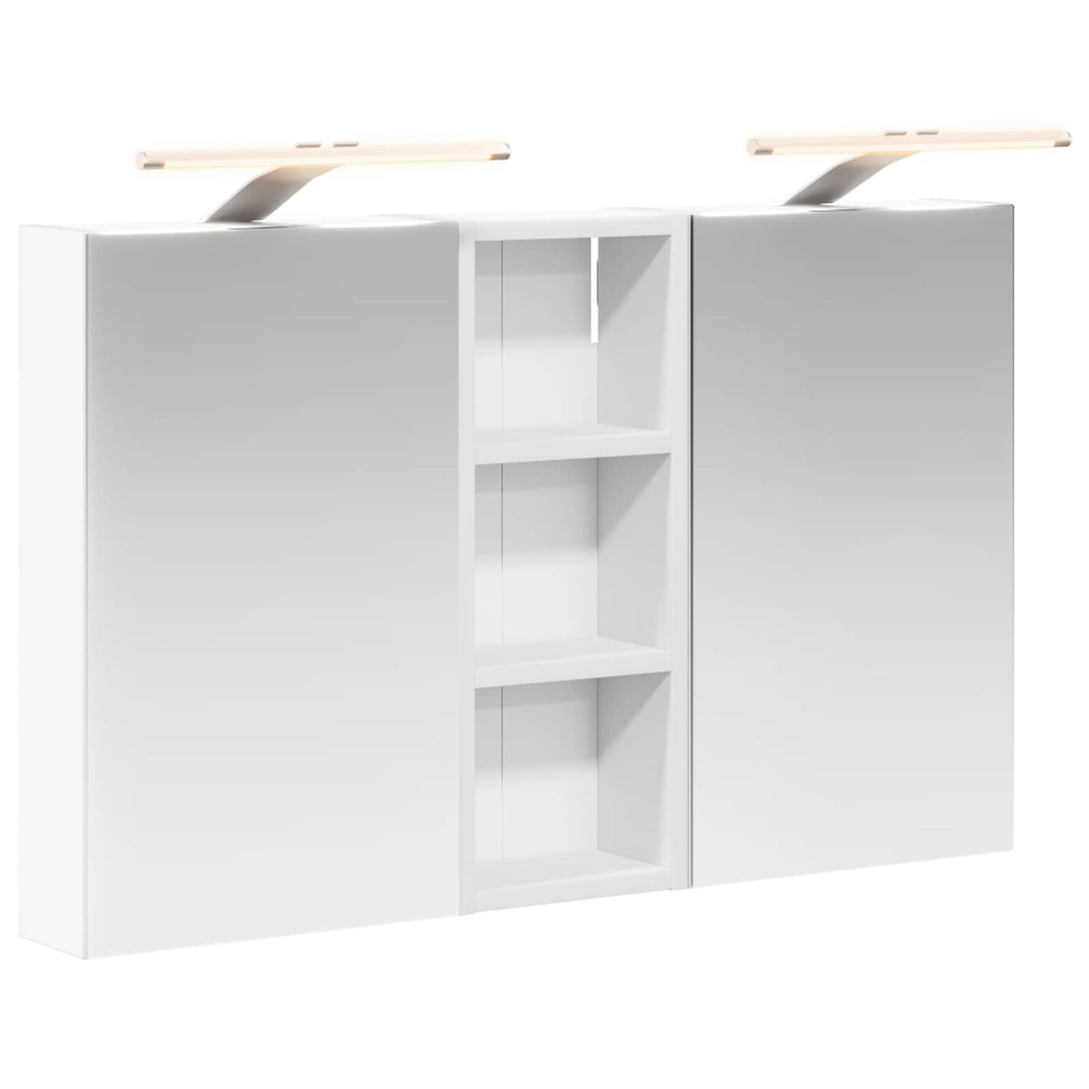 Badezimmerschrank-Set 3 stk. 80 x 10,5 x 50 cm Holzwerkstoff