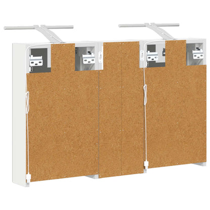 Badezimmerschrank-Set 3 stk. 80 x 10,5 x 50 cm Holzwerkstoff