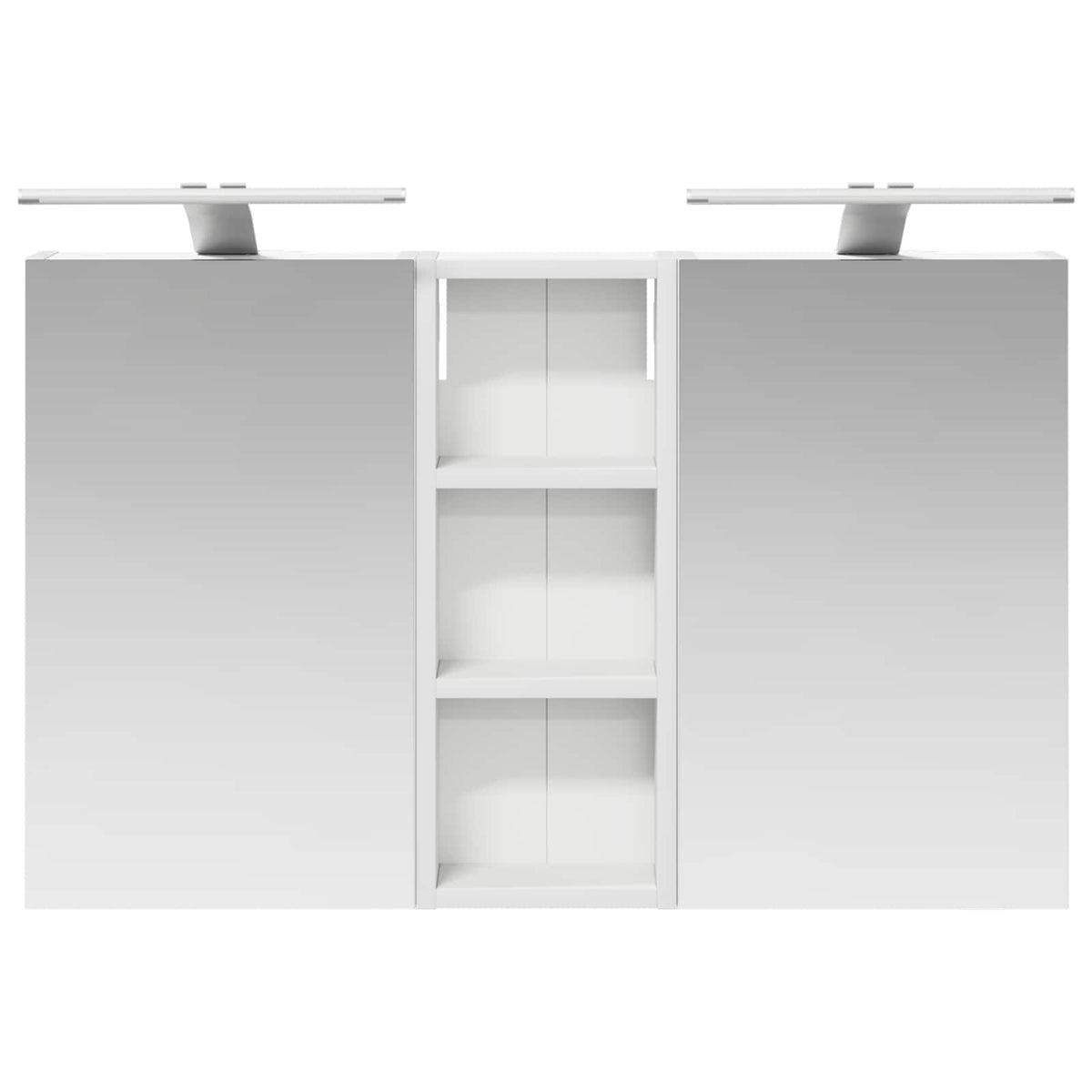 Badezimmerschrank-Set 3 stk. 80 x 10,5 x 50 cm Holzwerkstoff