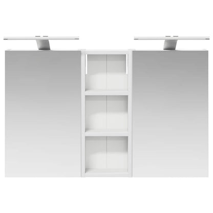 Badezimmerschrank-Set 3 stk. 80 x 10,5 x 50 cm Holzwerkstoff