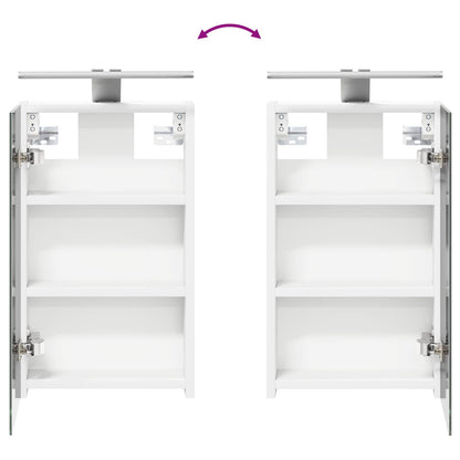 Badezimmerschrank-Set 3 stk. 80 x 10,5 x 50 cm Holzwerkstoff