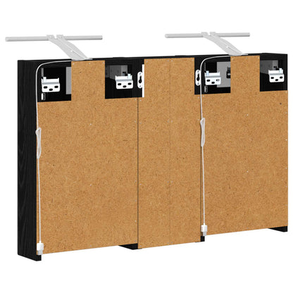 Badezimmerschrank-Set 3 stk. 80 x 10,5 x 50 cm Holzwerkstoff