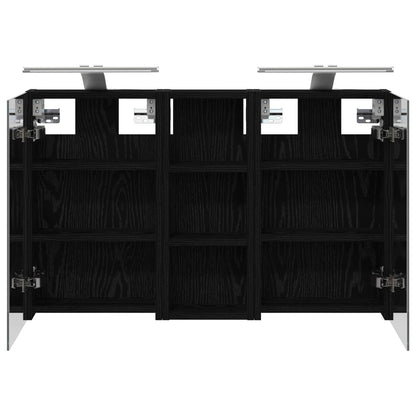 Badezimmerschrank-Set 3 stk. 80 x 10,5 x 50 cm Holzwerkstoff