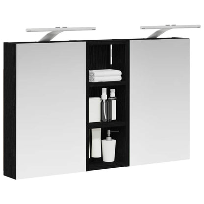 Badezimmerschrank-Set 3 stk. 80 x 10,5 x 50 cm Holzwerkstoff