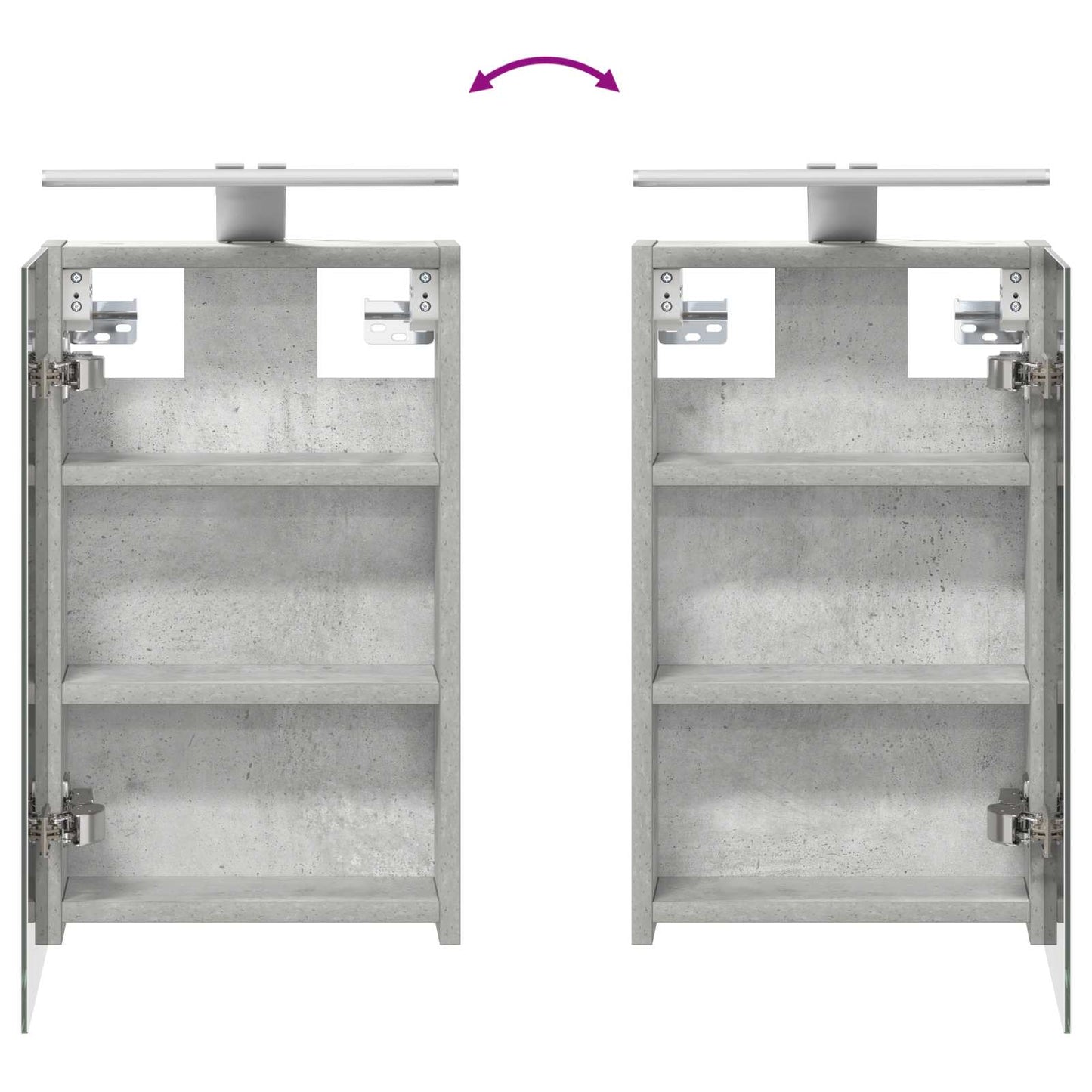 Badezimmerschrank-Set 3 stk. 80 x 10,5 x 50 cm Holzwerkstoff