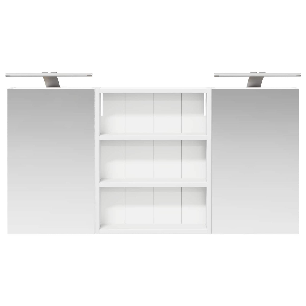 Badezimmerschrank-Set 3 stk. 100 x 10,5 x 50 cm Holzwerkstoff