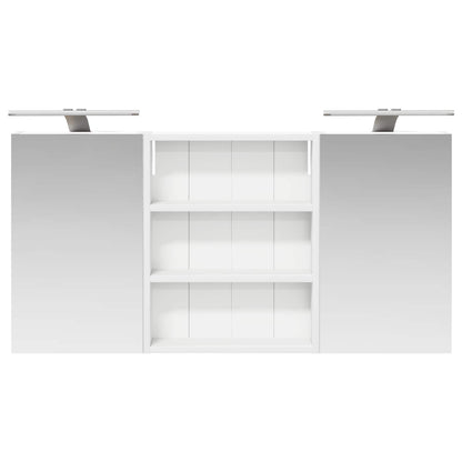 Badezimmerschrank-Set 3 stk. 100 x 10,5 x 50 cm Holzwerkstoff
