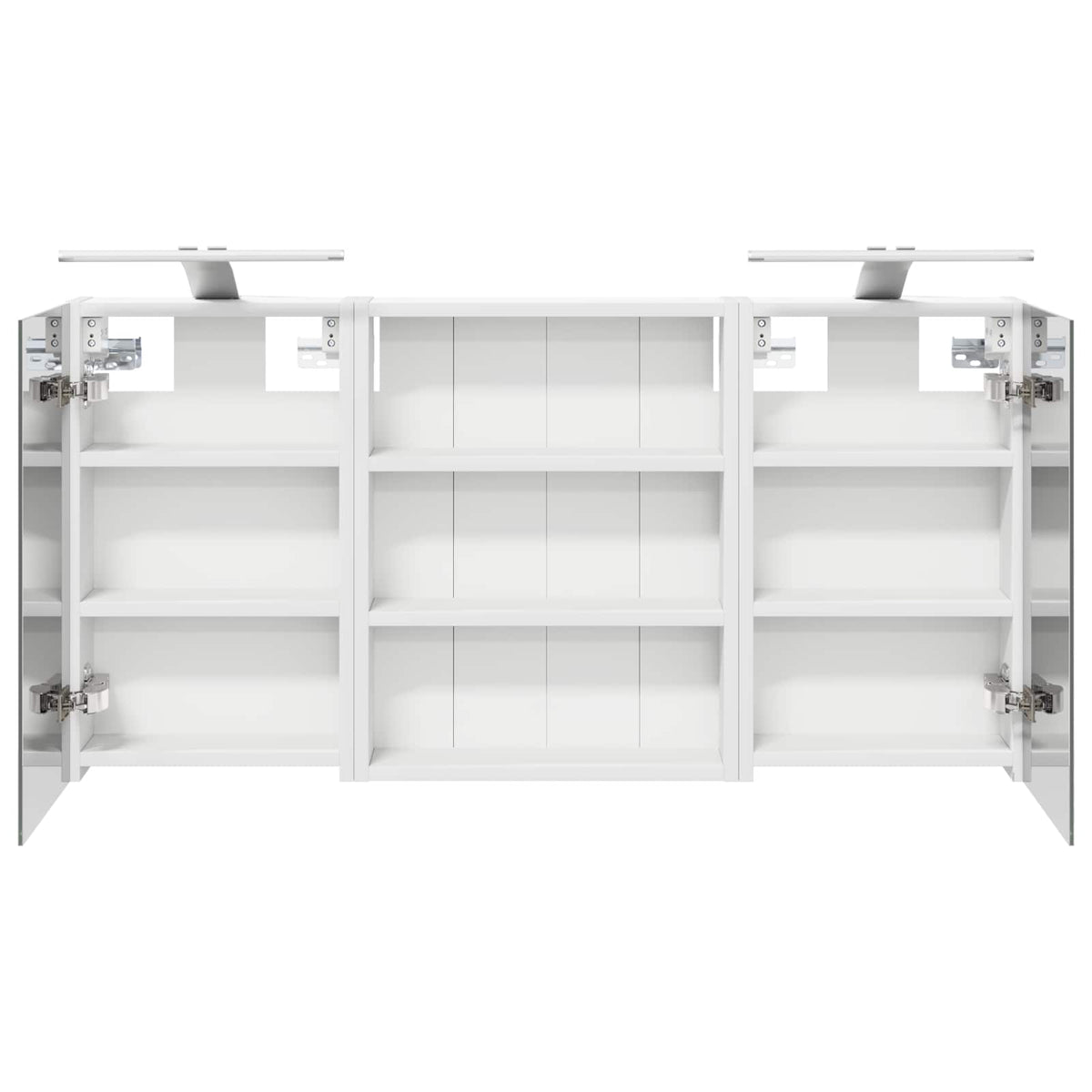 Badezimmerschrank-Set 3 stk. 100 x 10,5 x 50 cm Holzwerkstoff