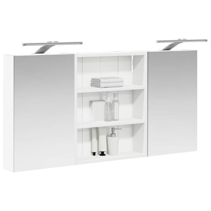 Badezimmerschrank-Set 3 stk. 100 x 10,5 x 50 cm Holzwerkstoff
