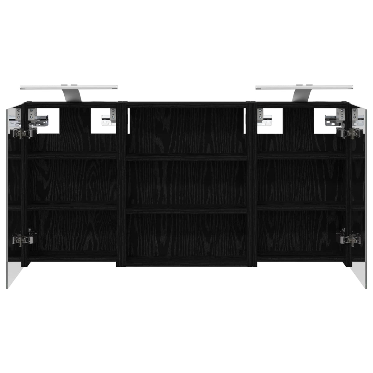 Badezimmerschrank-Set 3 stk. 100 x 10,5 x 50 cm Holzwerkstoff