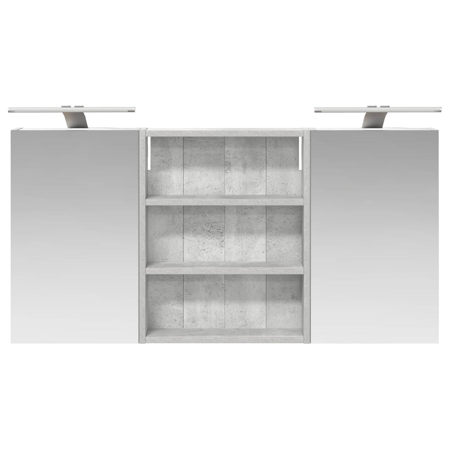 Badezimmerschrank-Set 3 stk. 100 x 10,5 x 50 cm Holzwerkstoff