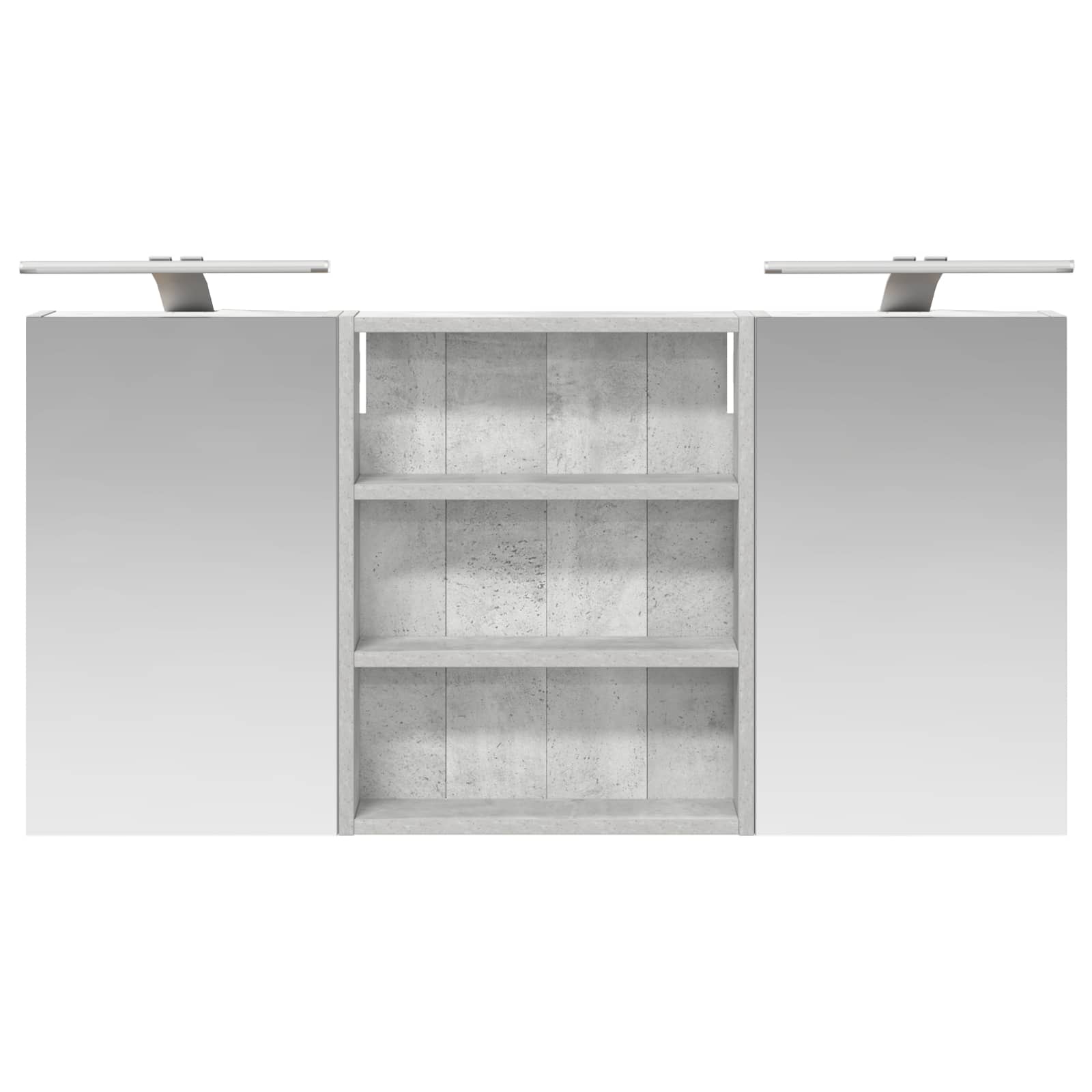 Badezimmerschrank-Set 3 stk. 100 x 10,5 x 50 cm Holzwerkstoff