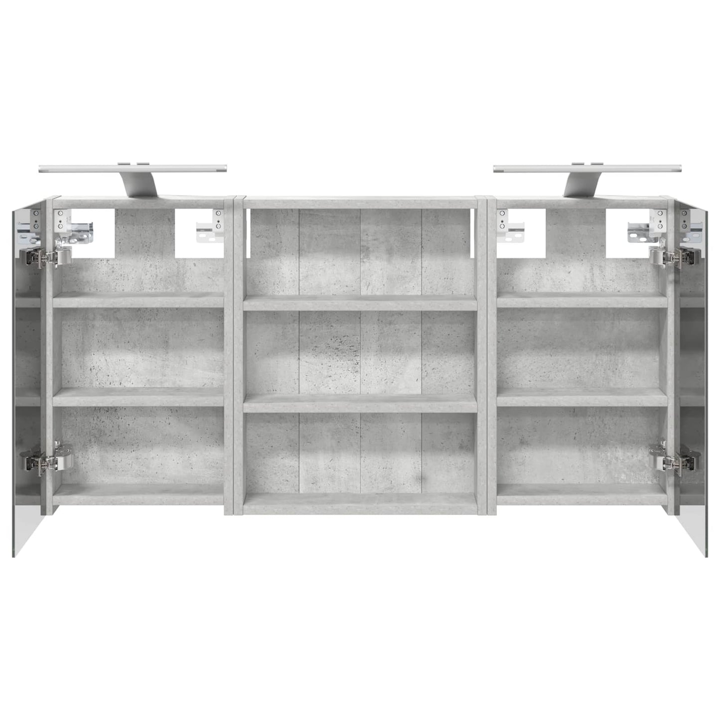 Badezimmerschrank-Set 3 stk. 100 x 10,5 x 50 cm Holzwerkstoff