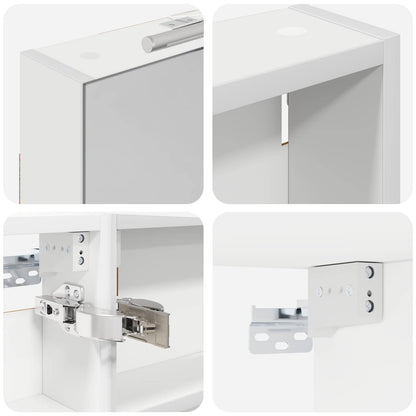 Badezimmerschrank-Set 3 stk. 100 x 10,5 x 60,5 cm Holzwerkstoff