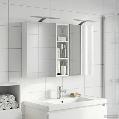 Badezimmerschrank-Set 3 stk. 100 x 10,5 x 60,5 cm Holzwerkstoff
