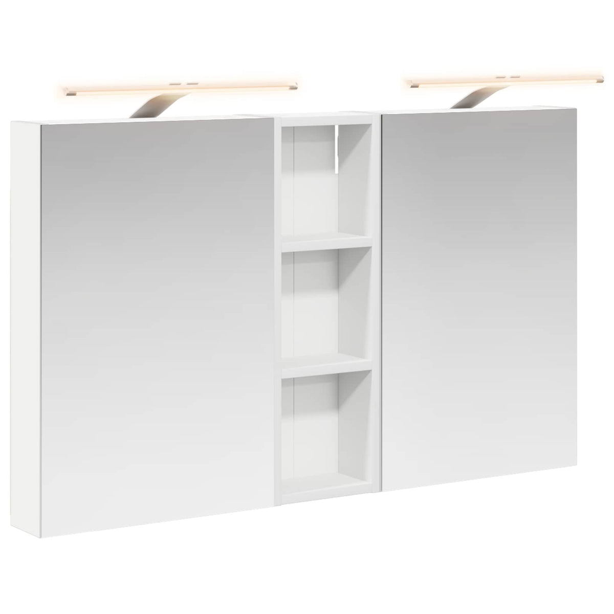 Badezimmerschrank-Set 3 stk. 100 x 10,5 x 60,5 cm Holzwerkstoff