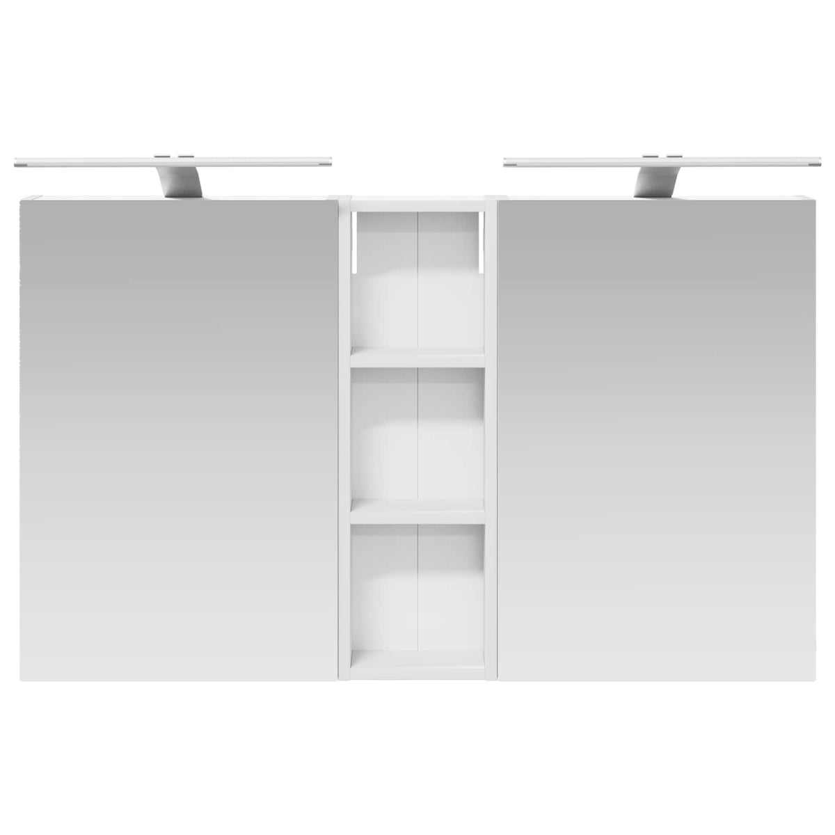 Badezimmerschrank-Set 3 stk. 100 x 10,5 x 60,5 cm Holzwerkstoff