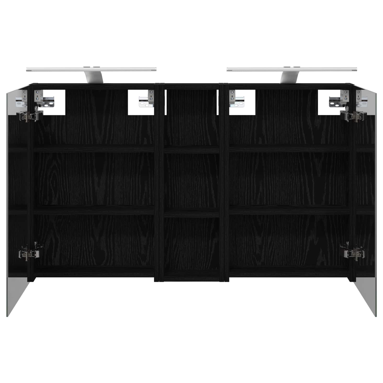 Badezimmerschrank-Set 3 stk. 100 x 10,5 x 60,5 cm Holzwerkstoff