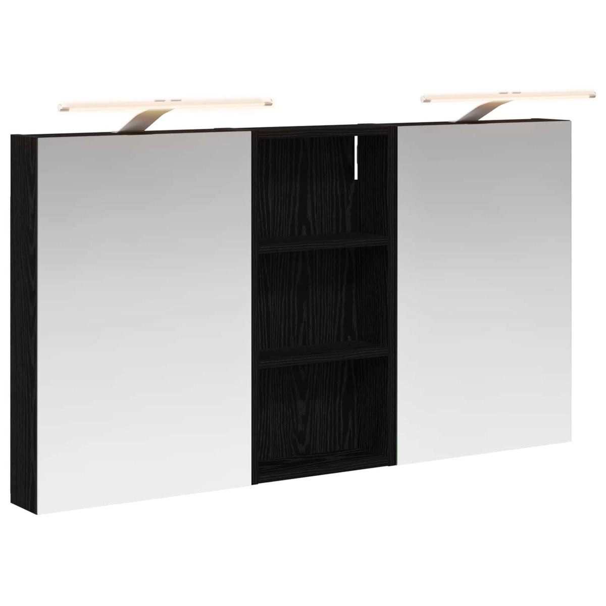 Badezimmerschrank-Set 3 stk. 110 x 10,5 x 60,5 cm Holzwerkstoff