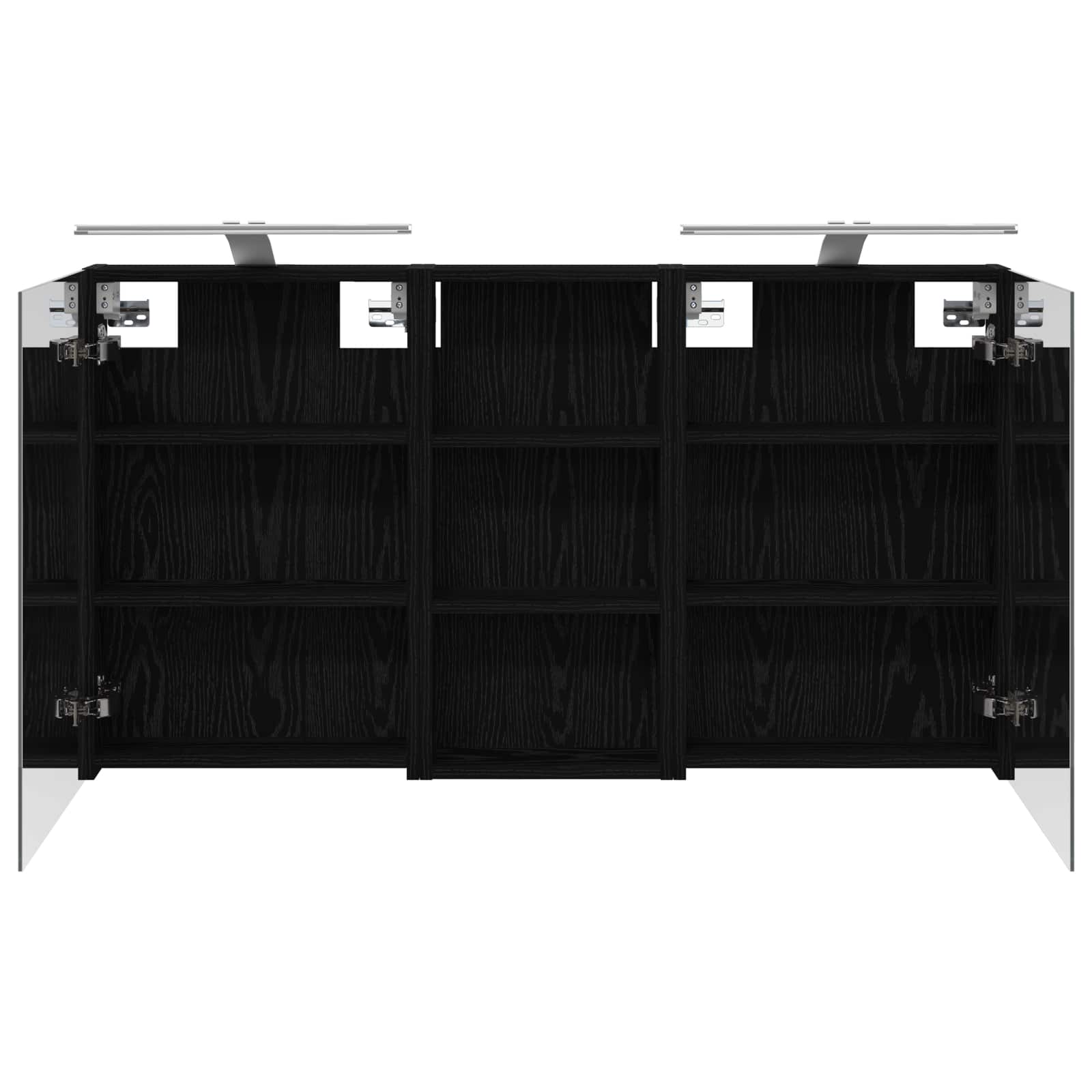 Badezimmerschrank-Set 3 stk. 110 x 10,5 x 60,5 cm Holzwerkstoff
