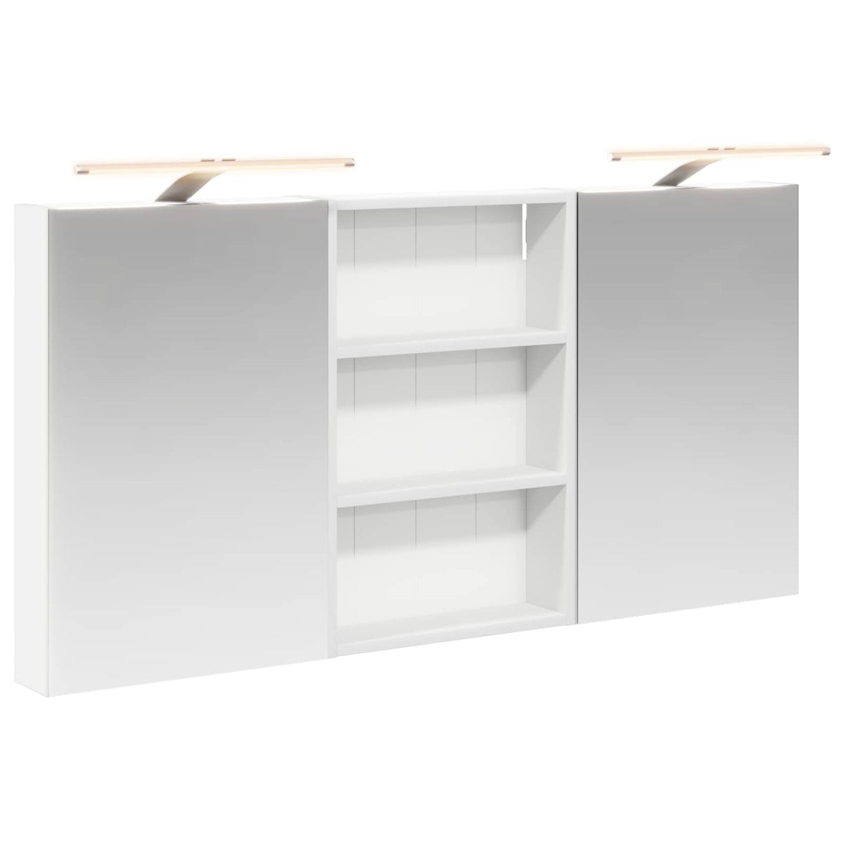 Badezimmerschrank-Set 3 stk. 120 x 10,5 x 60,5 cm Holzwerkstoff