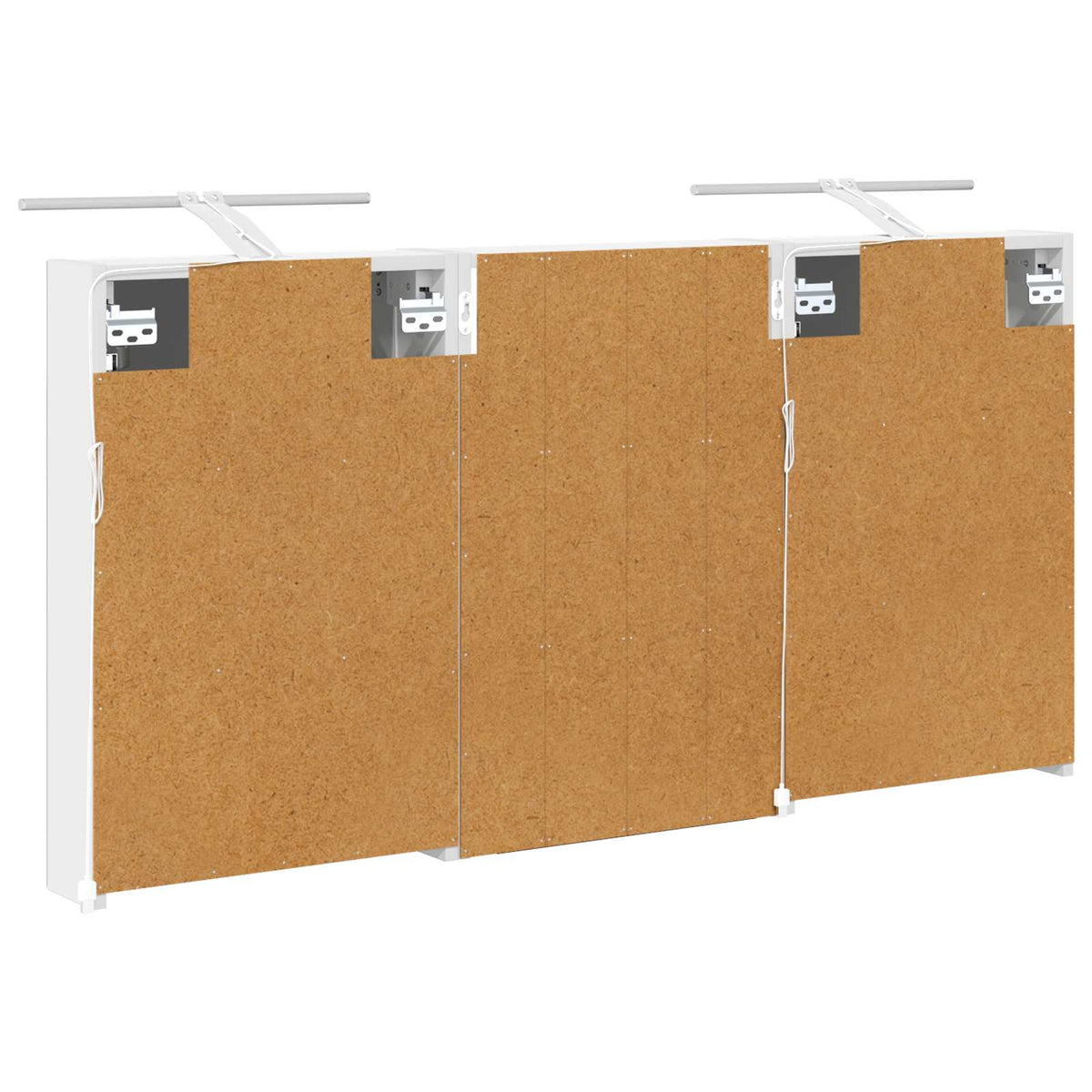 Badezimmerschrank-Set 3 stk. 120 x 10,5 x 60,5 cm Holzwerkstoff