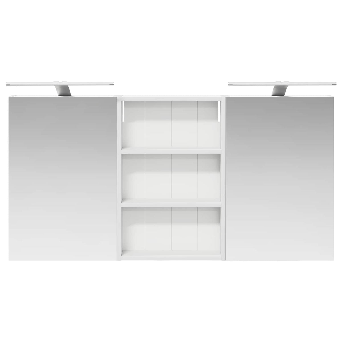 Badezimmerschrank-Set 3 stk. 120 x 10,5 x 60,5 cm Holzwerkstoff
