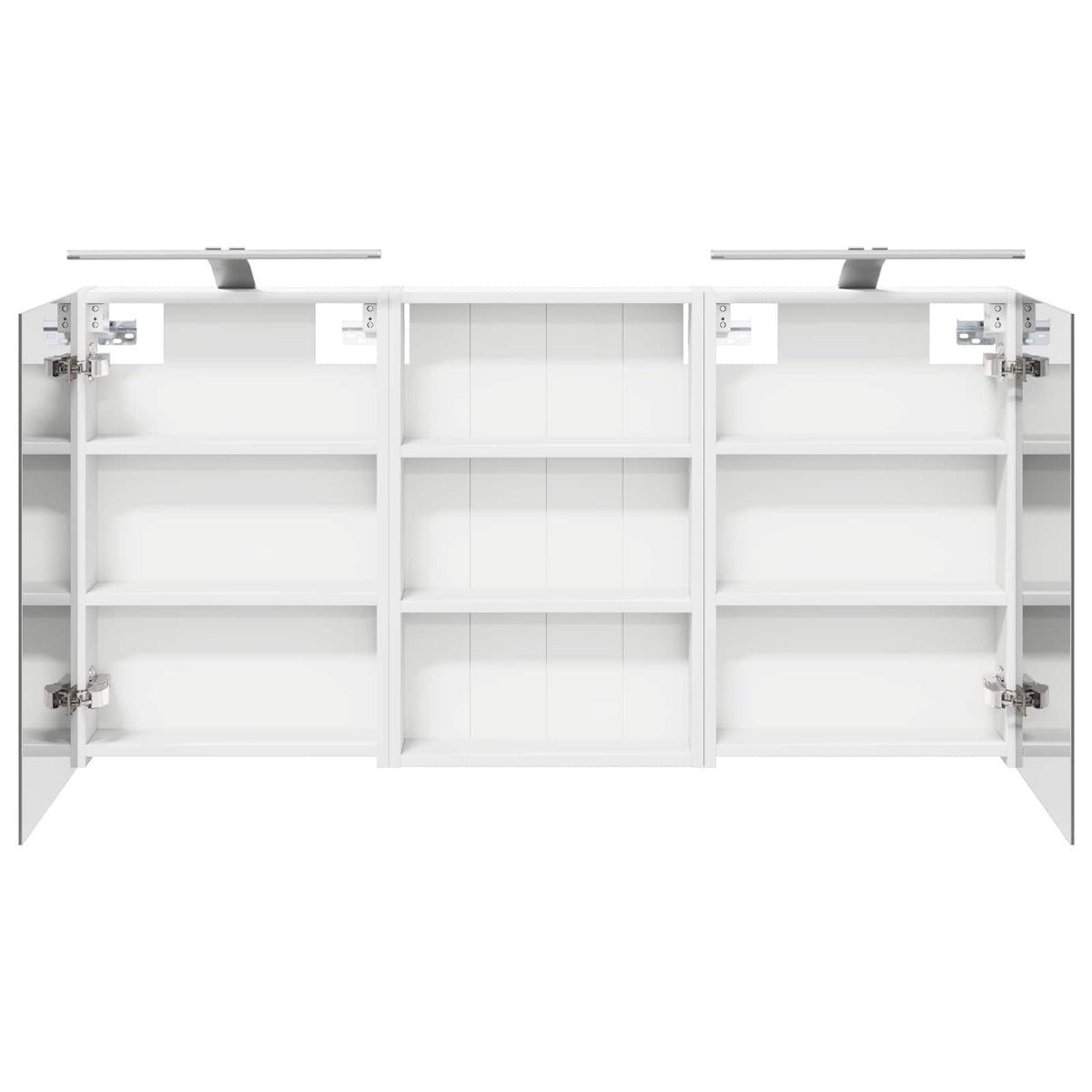 Badezimmerschrank-Set 3 stk. 120 x 10,5 x 60,5 cm Holzwerkstoff
